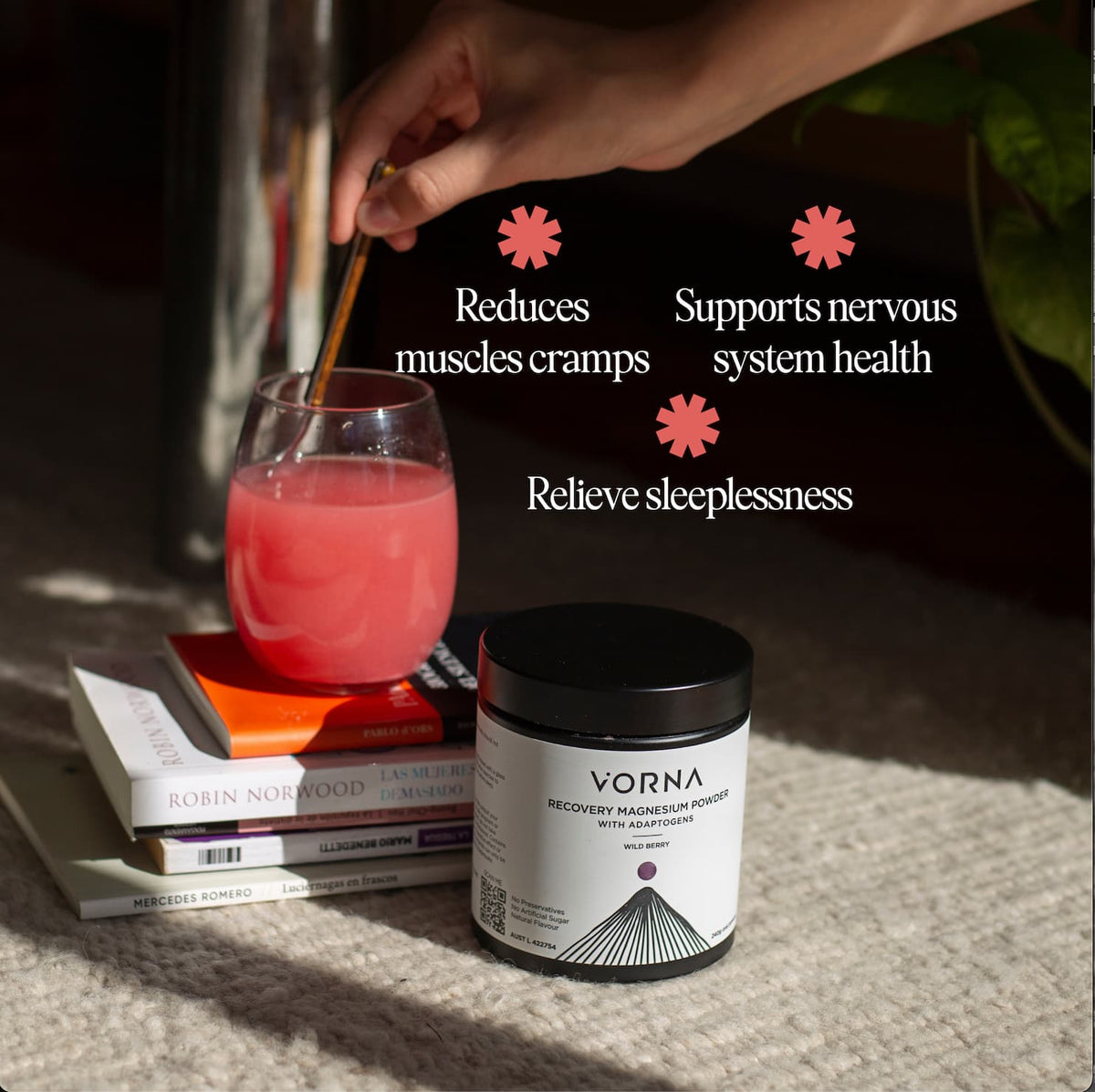 Magnesium Powder for Sleep, Stress & Recovery | Vorna